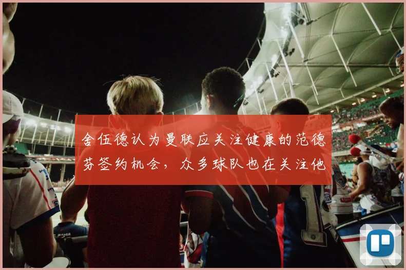 舍伍德认为曼联应关注健康的范德芬签约机会，众多球队也在关注他